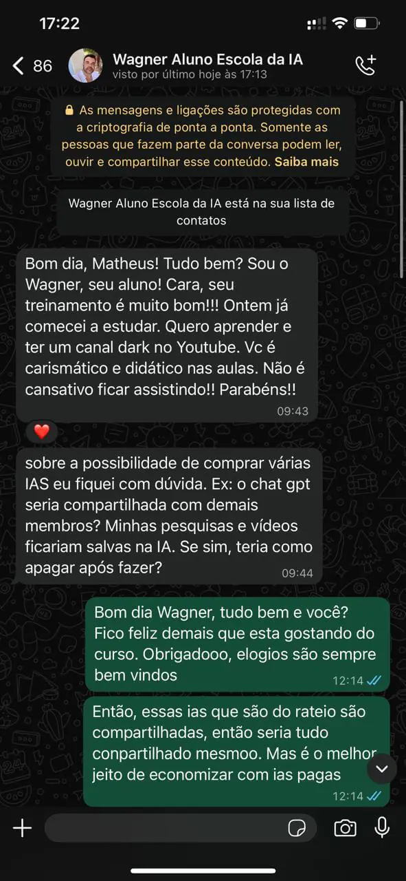 Depoimento de Aluno 10