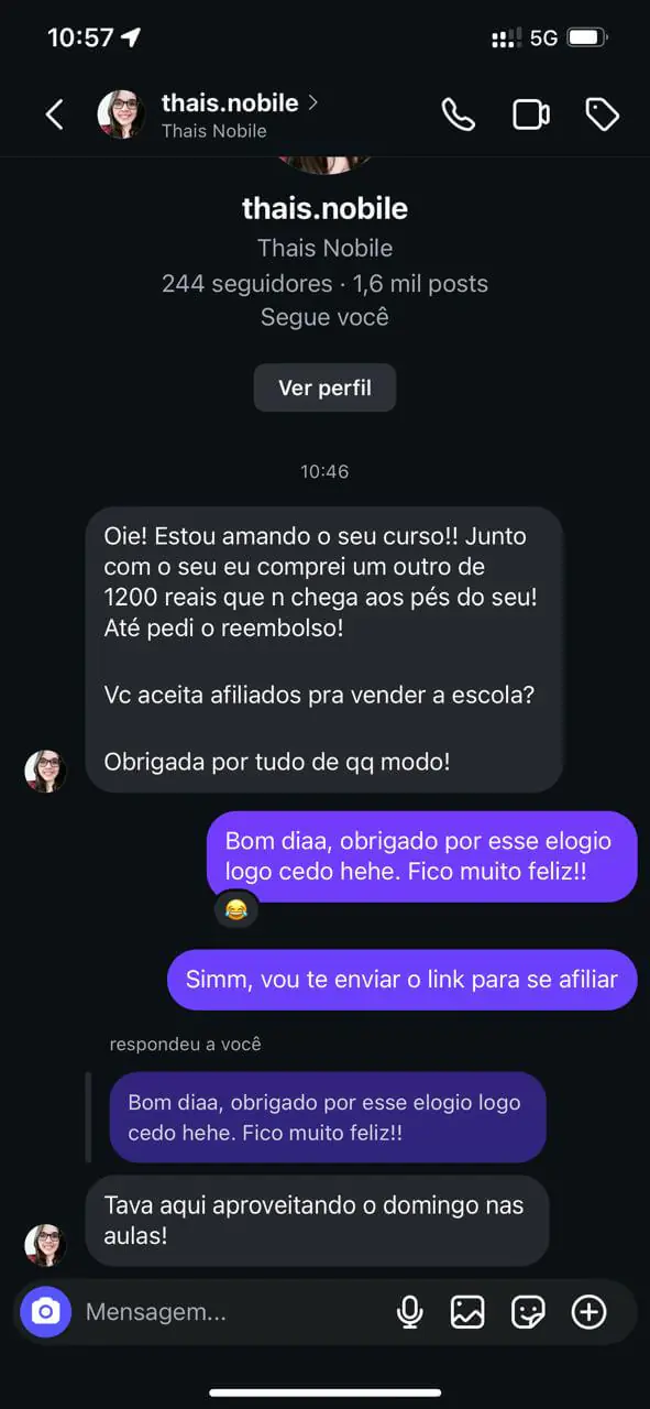 Depoimento de Aluno 14