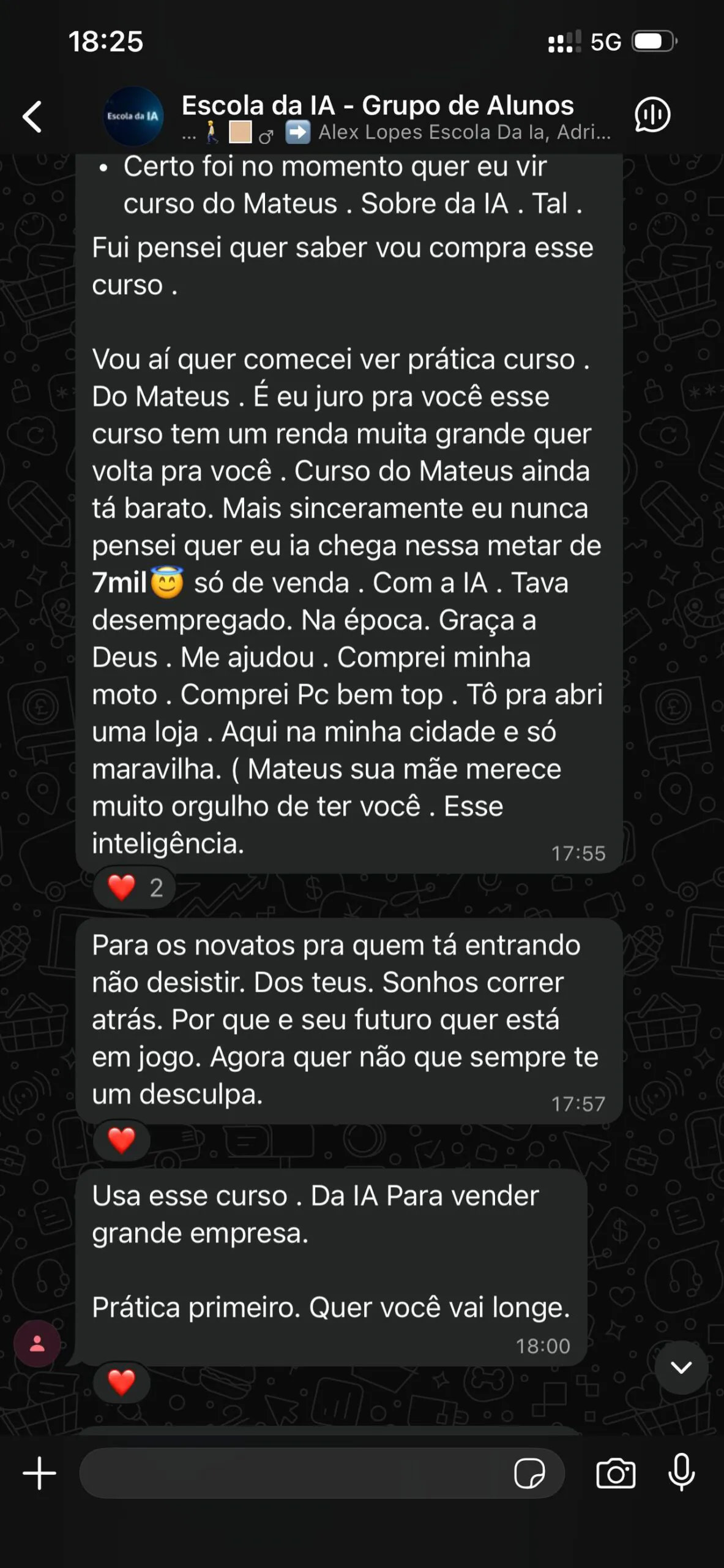 Depoimento de Aluno 9